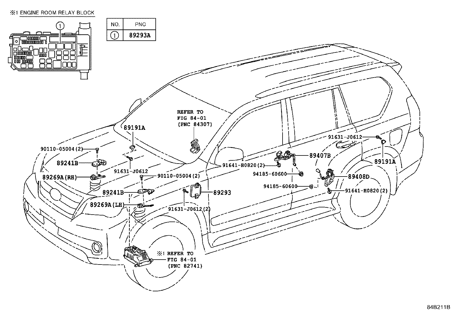 Toyota 89293-60170 COMPUTER, SUSPENSION CONTROL
