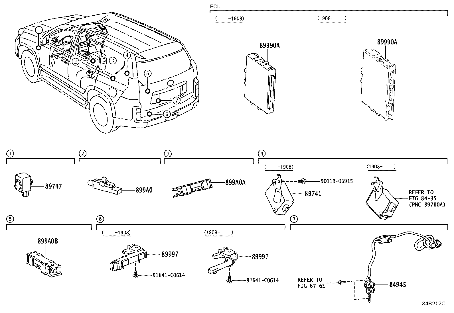 Toyota 89990-60730 COMPUTER ASSY, SMART KEY