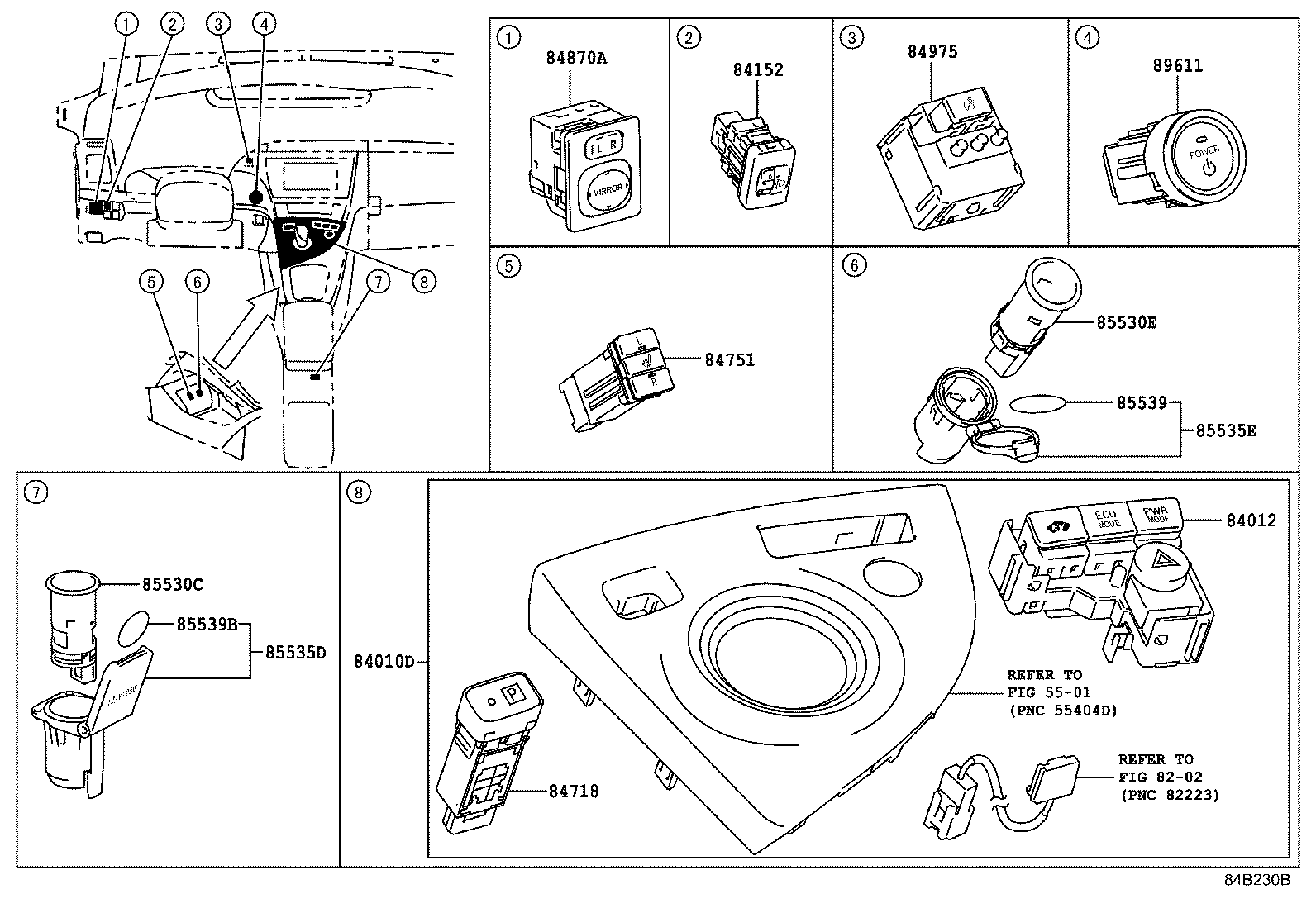 896B7-47020 BRACKET, COMPUTER UNIT product image