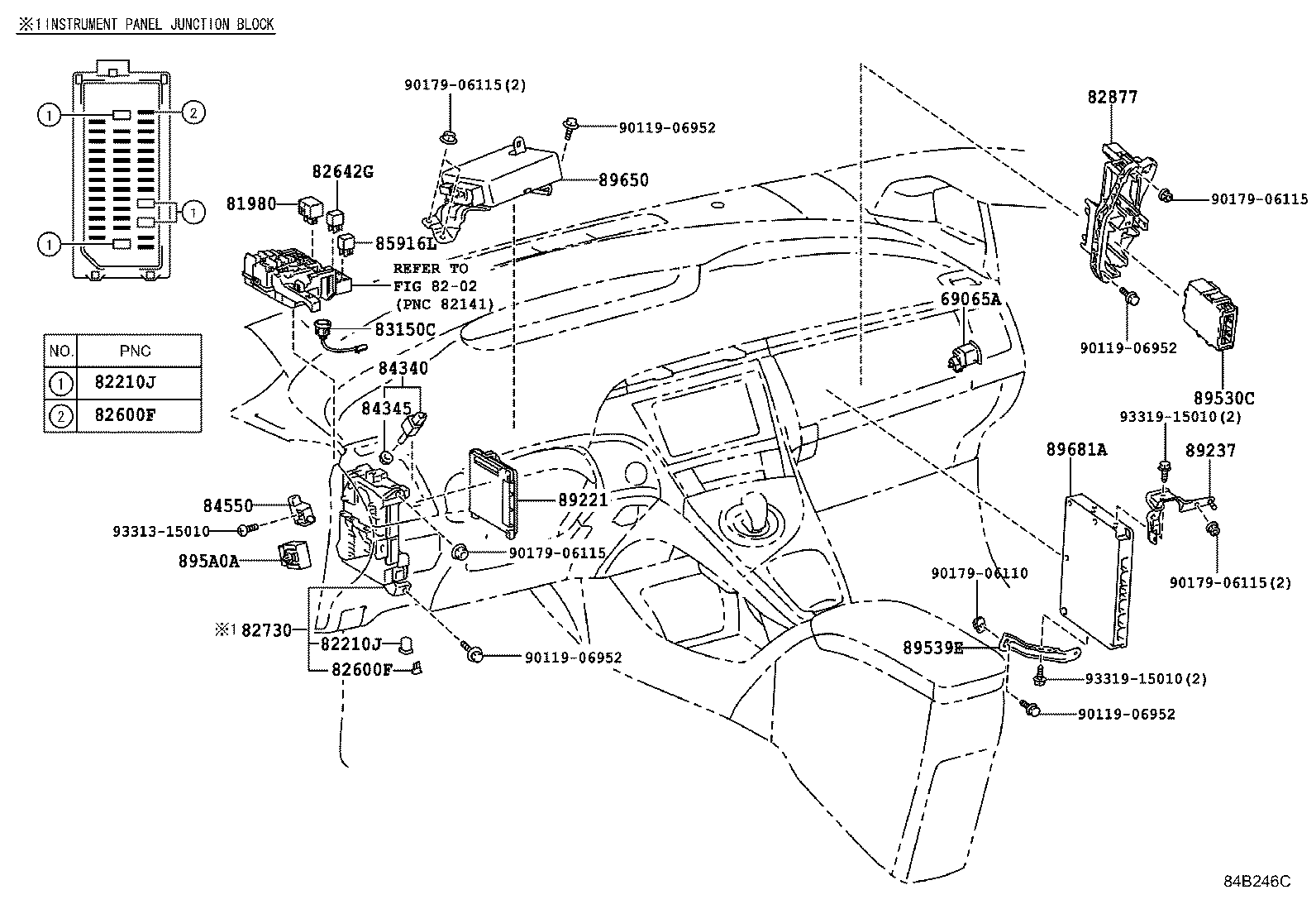 896B7-47020 BRACKET, COMPUTER UNIT product image
