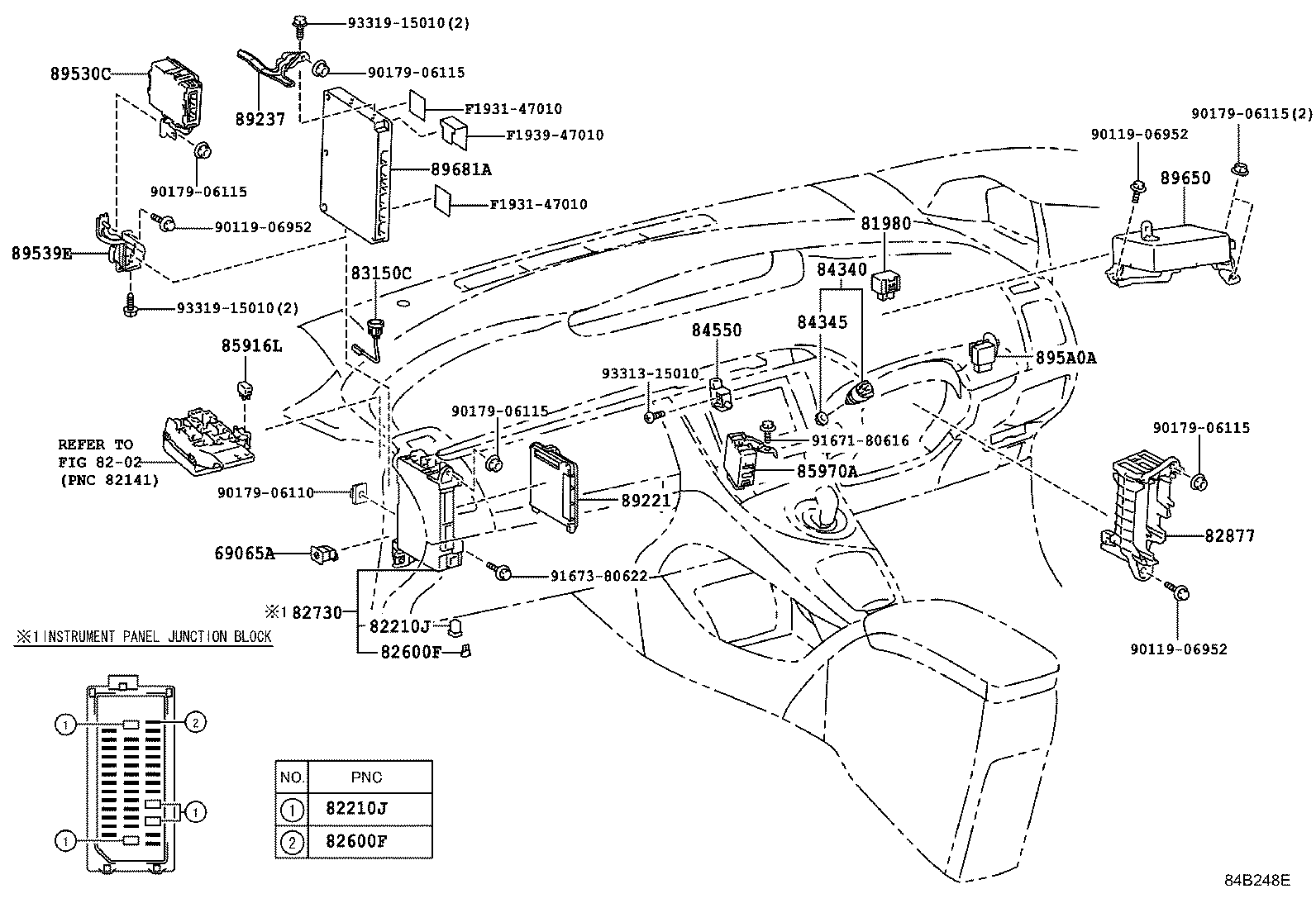 896B7-47020 BRACKET, COMPUTER UNIT product image