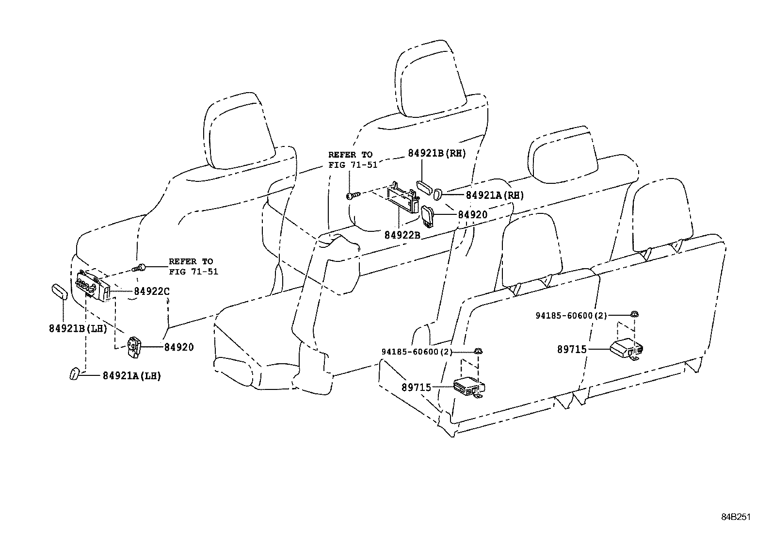 55936-60070 SWITCH, CENTER CLUSTER MODULE product image