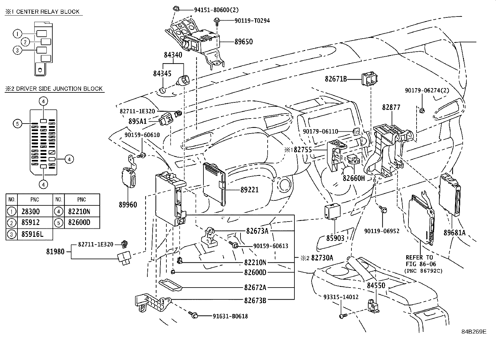 84152-12071 SWITCH, HEADLAMP LEVELING product image