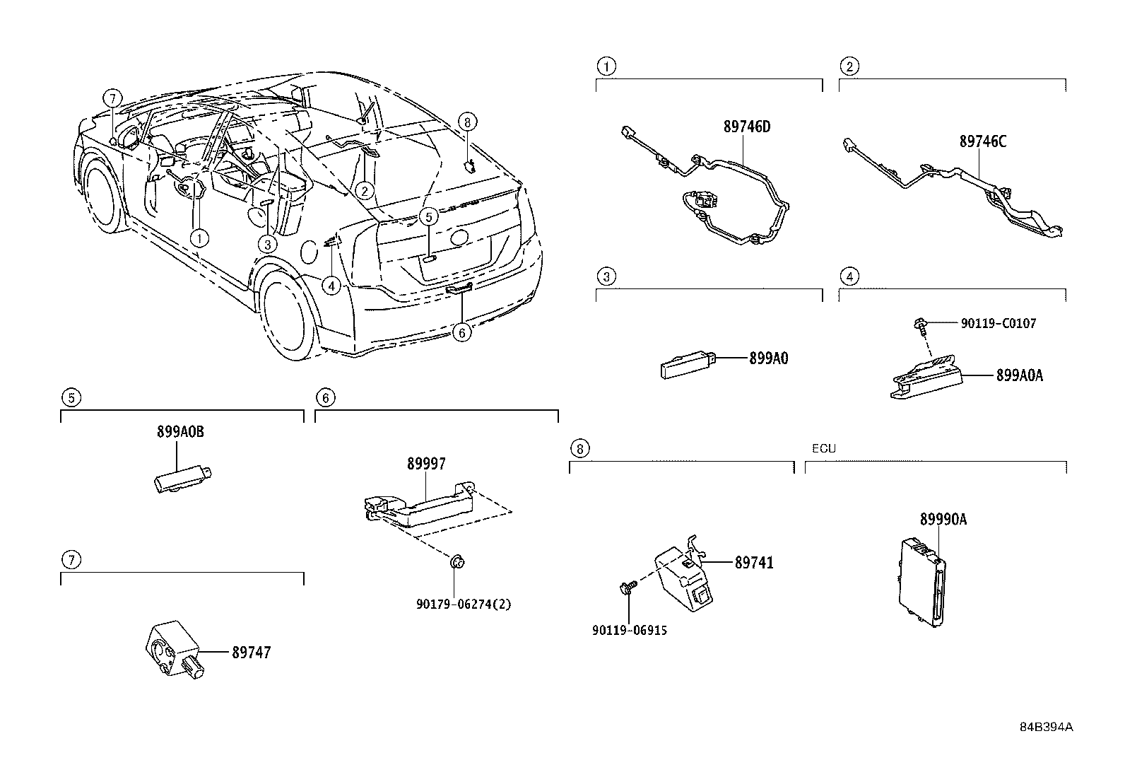 89990-0Q010 COMPUTER ASSY, SMART KEY product image
