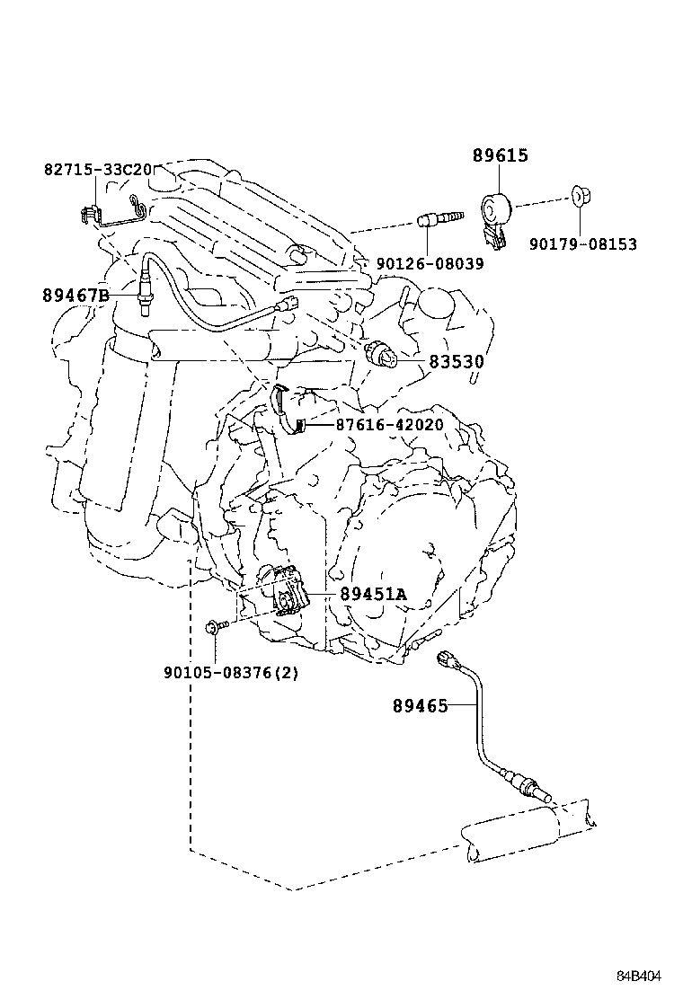 82730-33C40 BLOCK ASSY, INSTRUMENT PANEL JUNCTION product image
