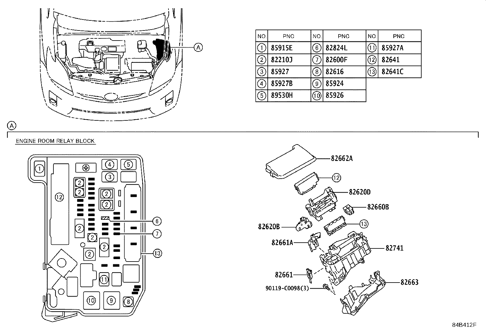 82730-47490 BLOCK ASSY, DRIVER SIDE JUNCTION product image