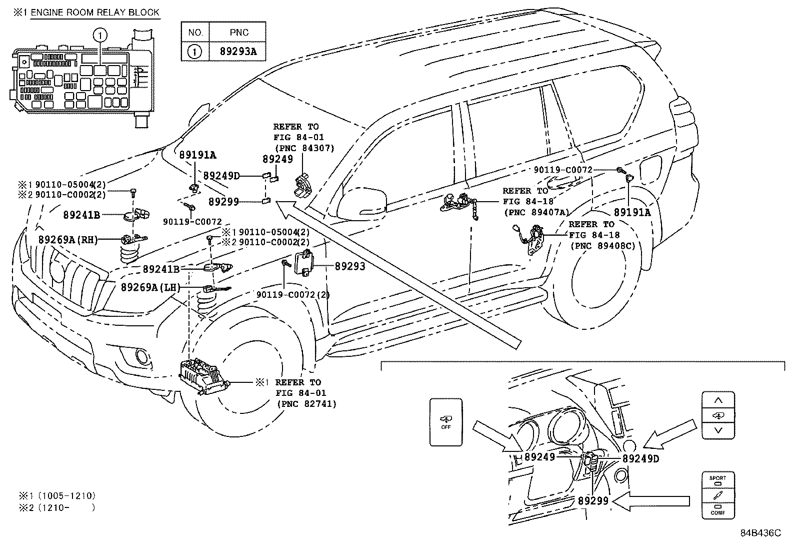 89293-60120 COMPUTER, SUSPENSION CONTROL product image