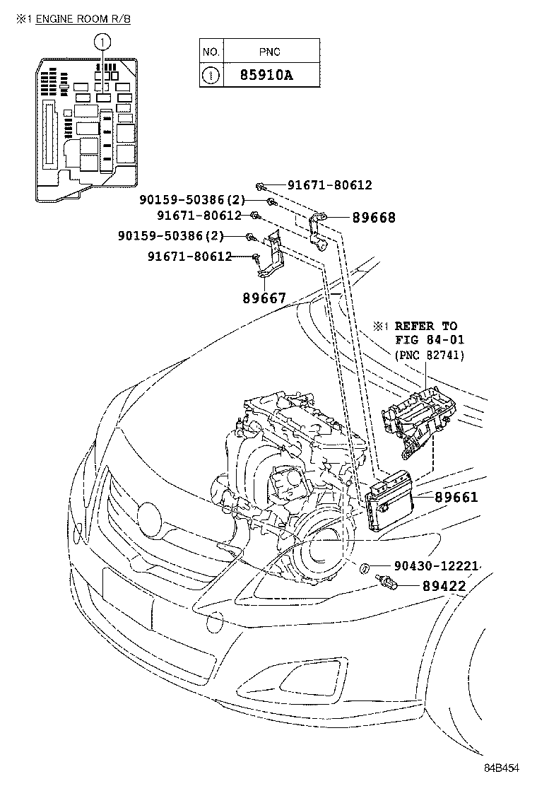 89661-0Z490 COMPUTER, ENGINE CONTROL product image