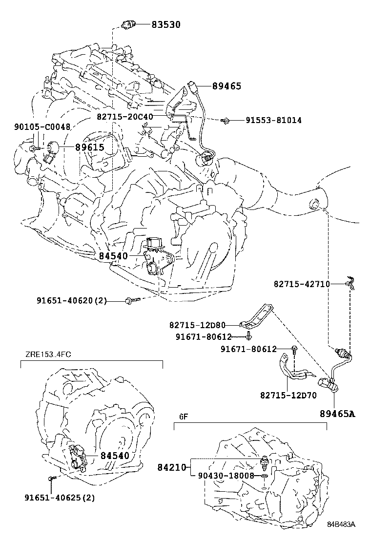 82730-12C40 BLOCK ASSY, INSTRUMENT PANEL JUNCTION product image