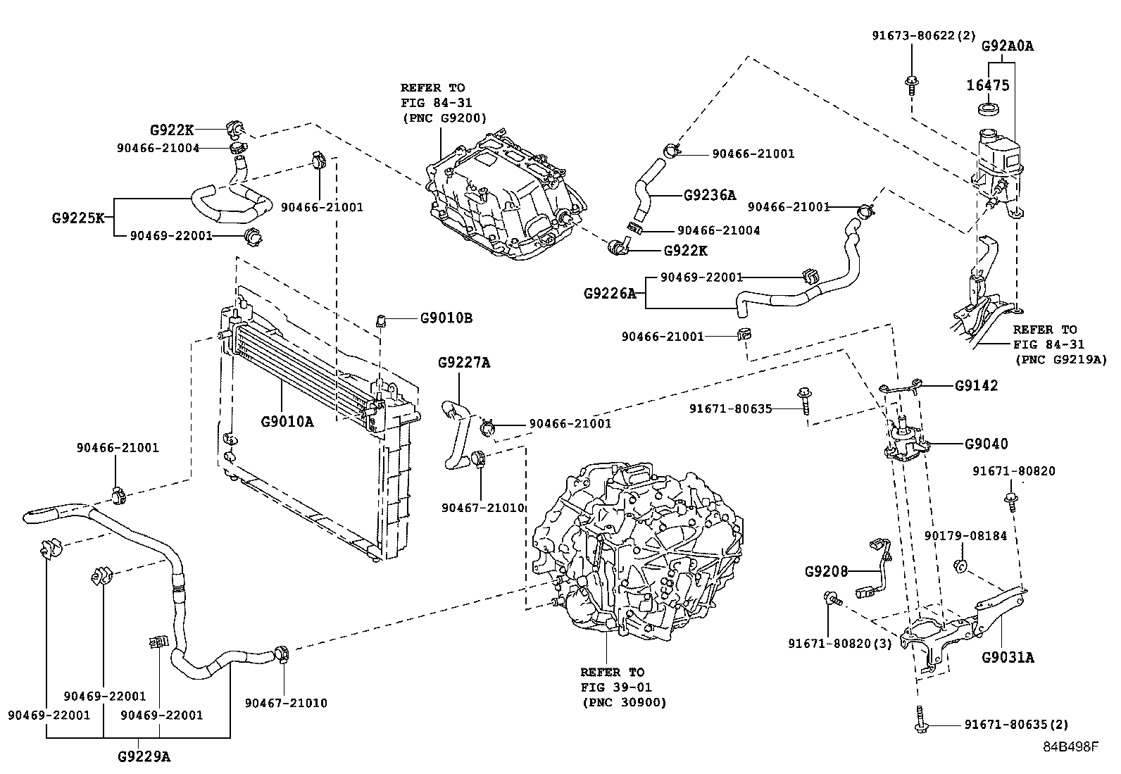 G9031-47010 BRACKET SUB-ASSY, HV WATER PUMP product image