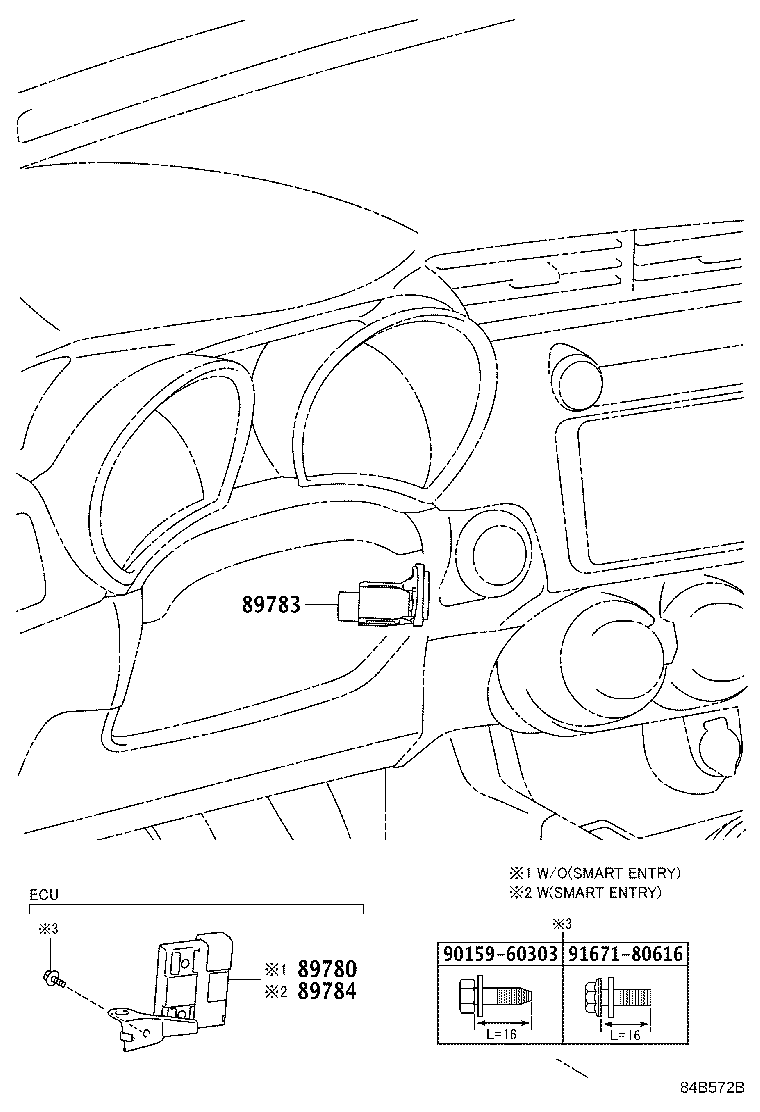 Toyota 89780-21050 COMPUTER ASSY, TRANSPONDER KEY