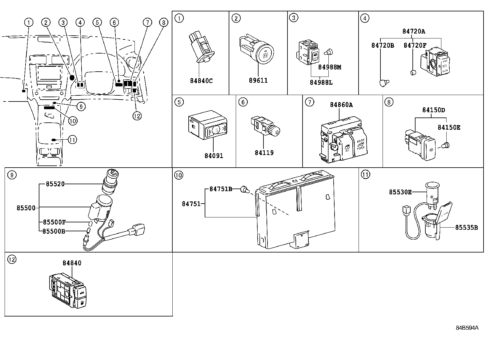 82672-53160 COVER, JUNCTION BLOCK product image