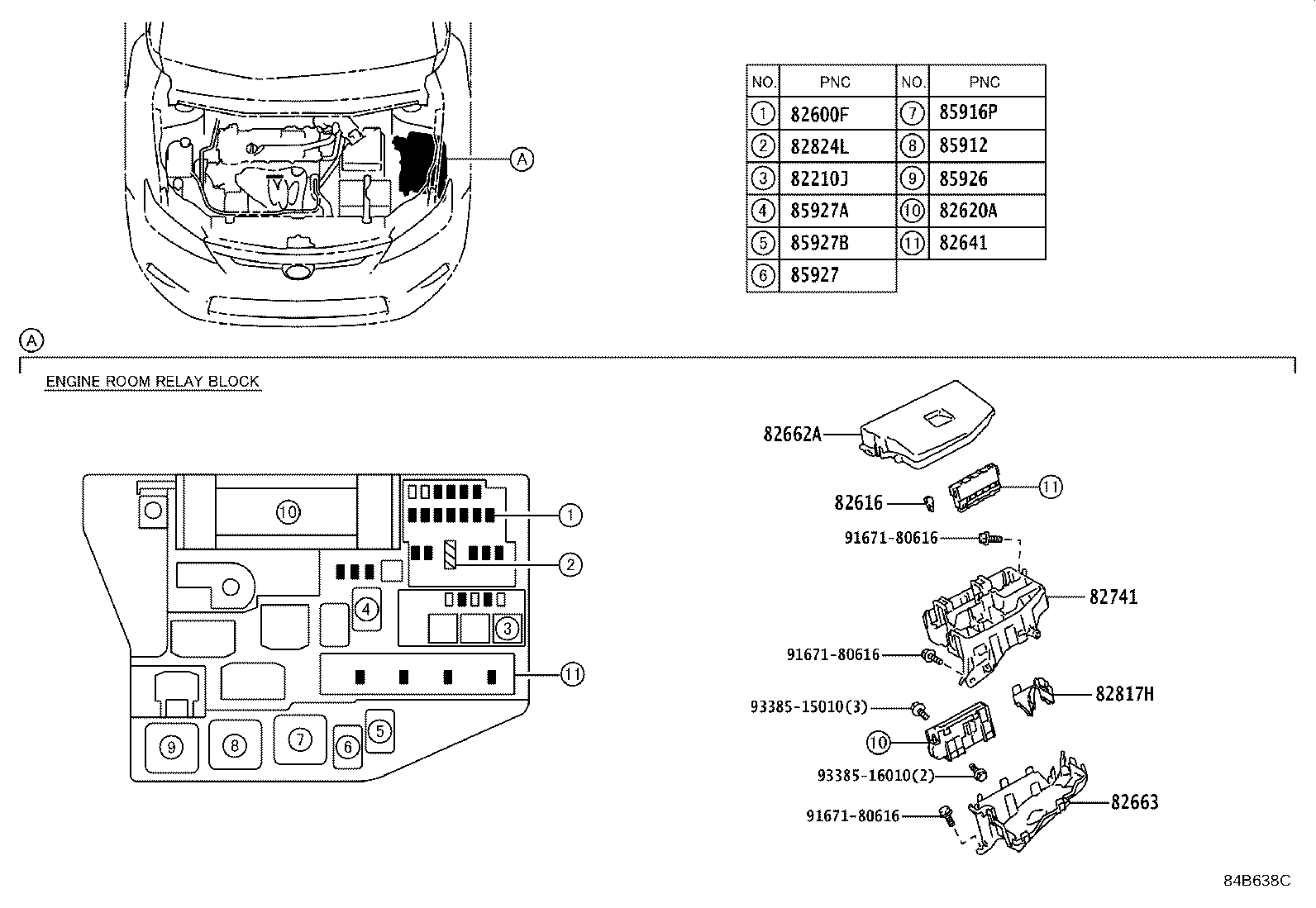 84152-21030 SWITCH, HEADLAMP LEVELING product image