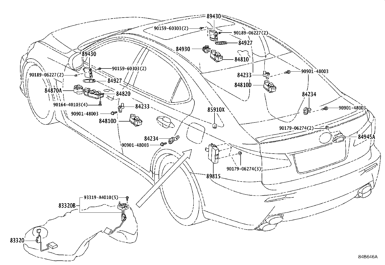 82730-53G60 BLOCK ASSY, INSTRUMENT PANEL JUNCTION product image
