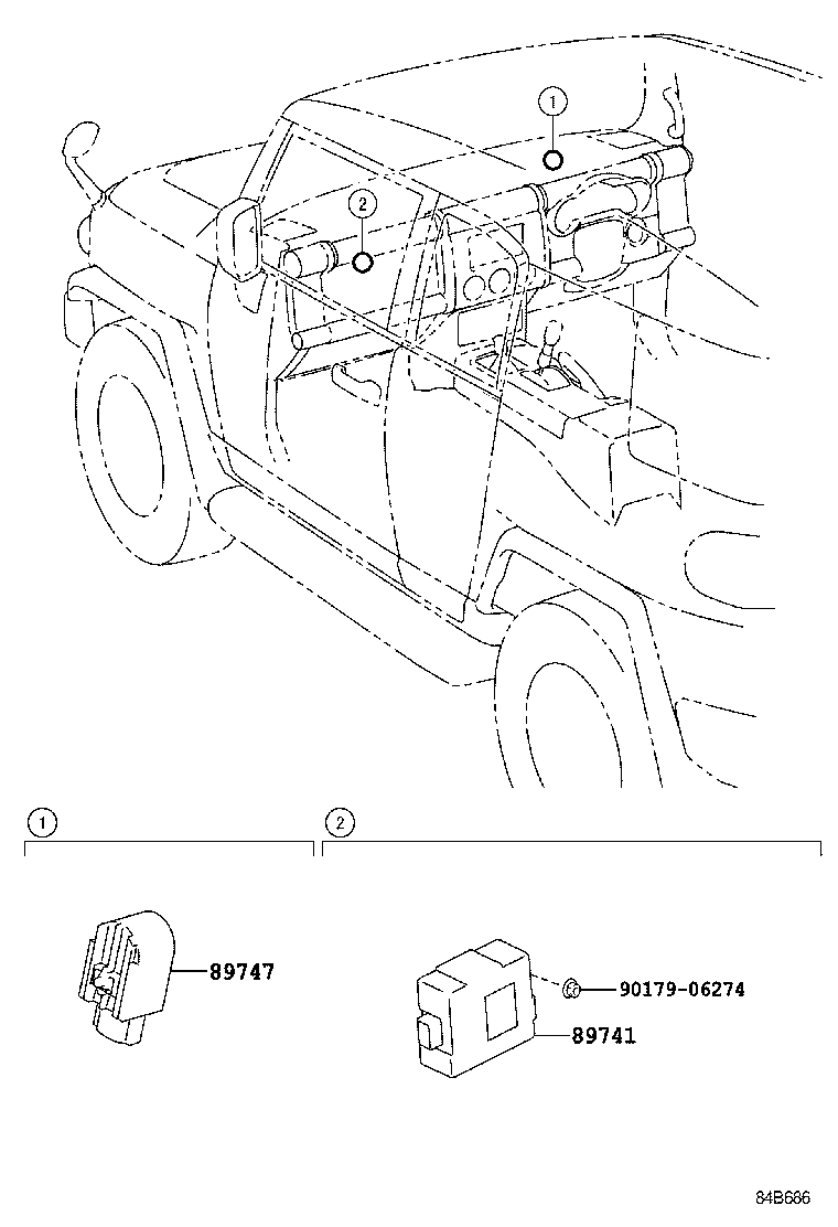 89741-35080 RECEIVER, DOOR CONTROL product image
