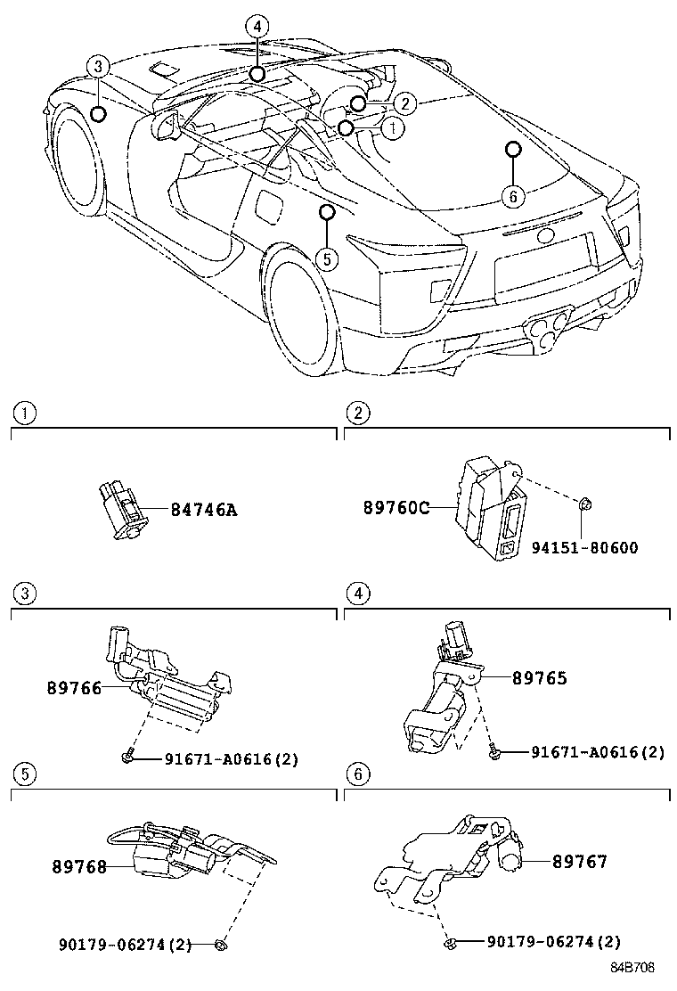 89760-77020 RECEIVER ASSY, TIRE PRESSURE MONITOR product image