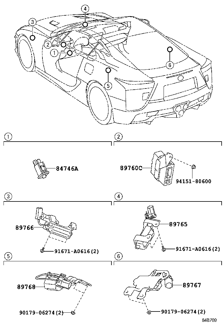89760-77020 RECEIVER ASSY, TIRE PRESSURE MONITOR product image