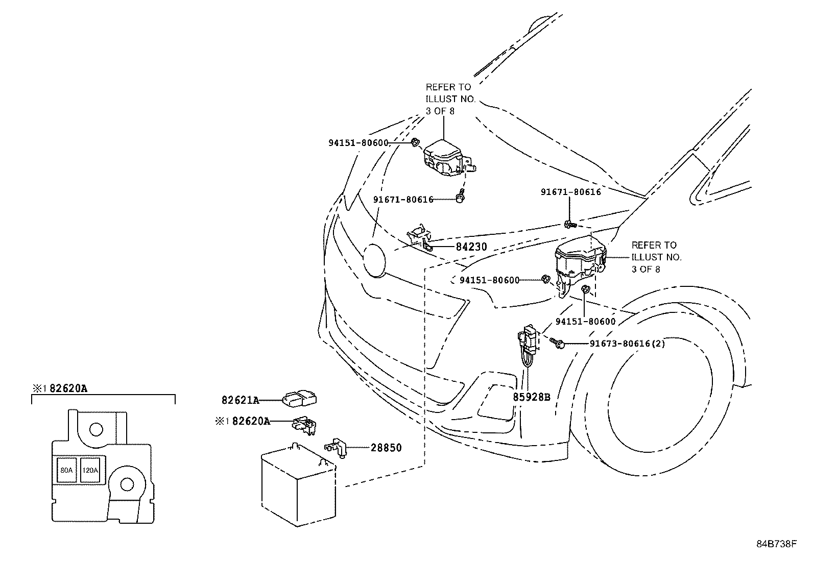 84140-20740 SWITCH ASSY, HEADLAMP DIMMER product image