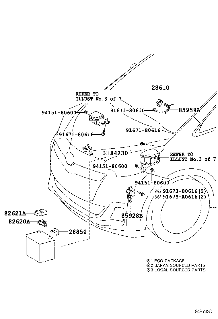 69065-52050 CYLINDER SUB-ASSY, AIR BAG CUT OFF SWITCH product image