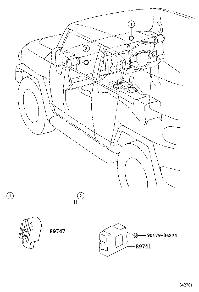 89741-35041 RECEIVER, DOOR CONTROL product image