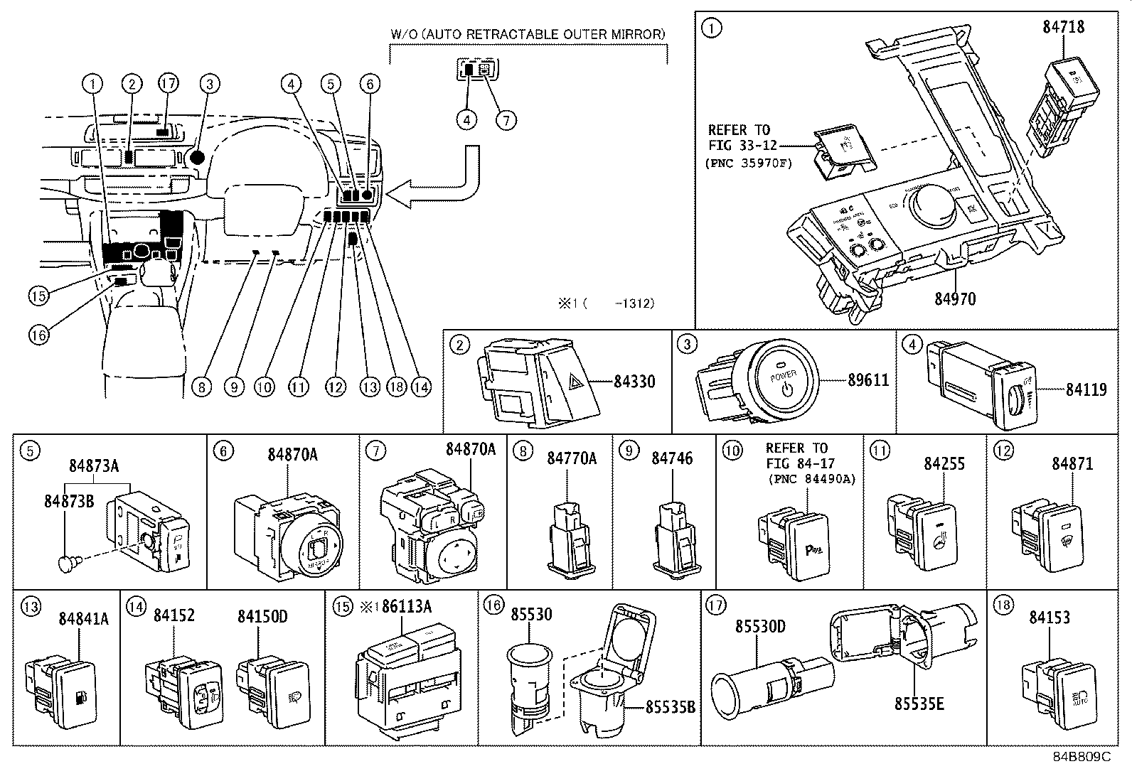 82730-76012 BLOCK ASSY, INSTRUMENT PANEL JUNCTION product image