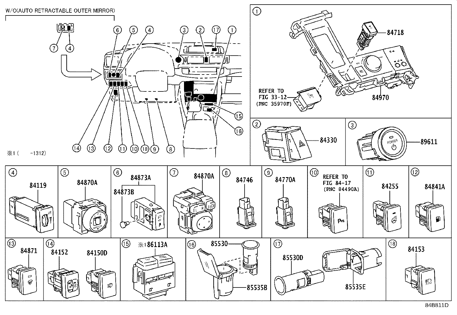 82730-76023 BLOCK ASSY, INSTRUMENT PANEL JUNCTION product image