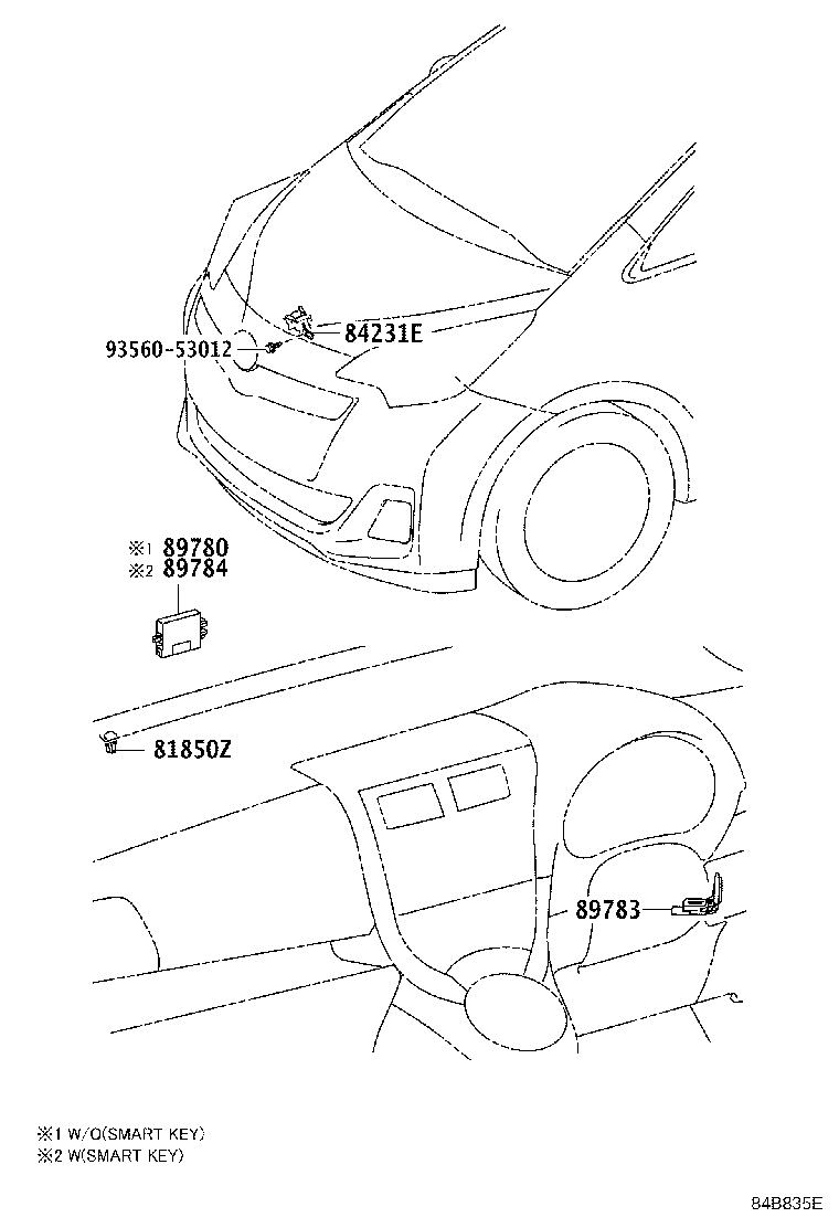 89780-52170 COMPUTER ASSY, TRANSPONDER KEY product image