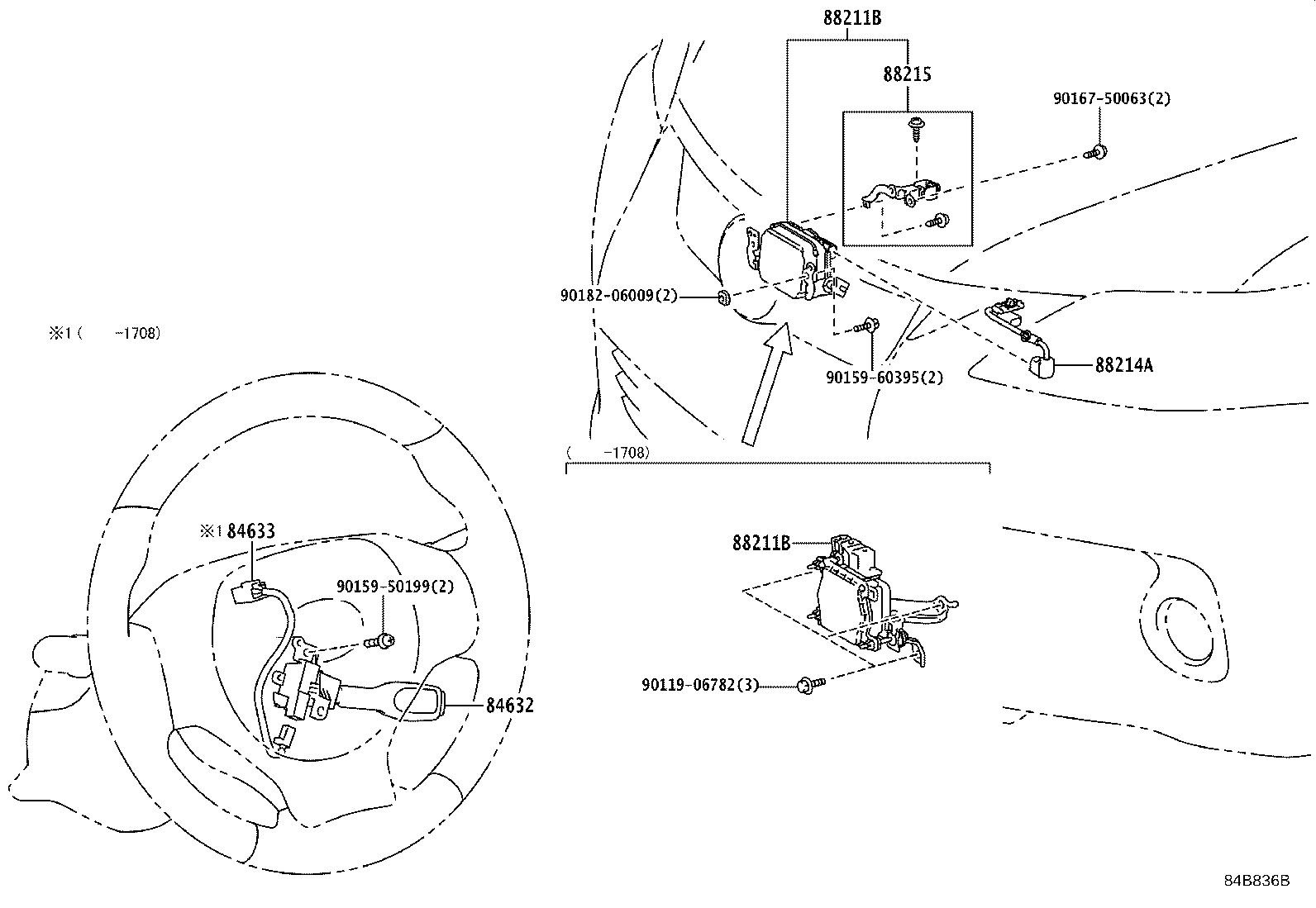 Toyota 84632-53010 SWITCH, CRUISE CONTROL MAIN
