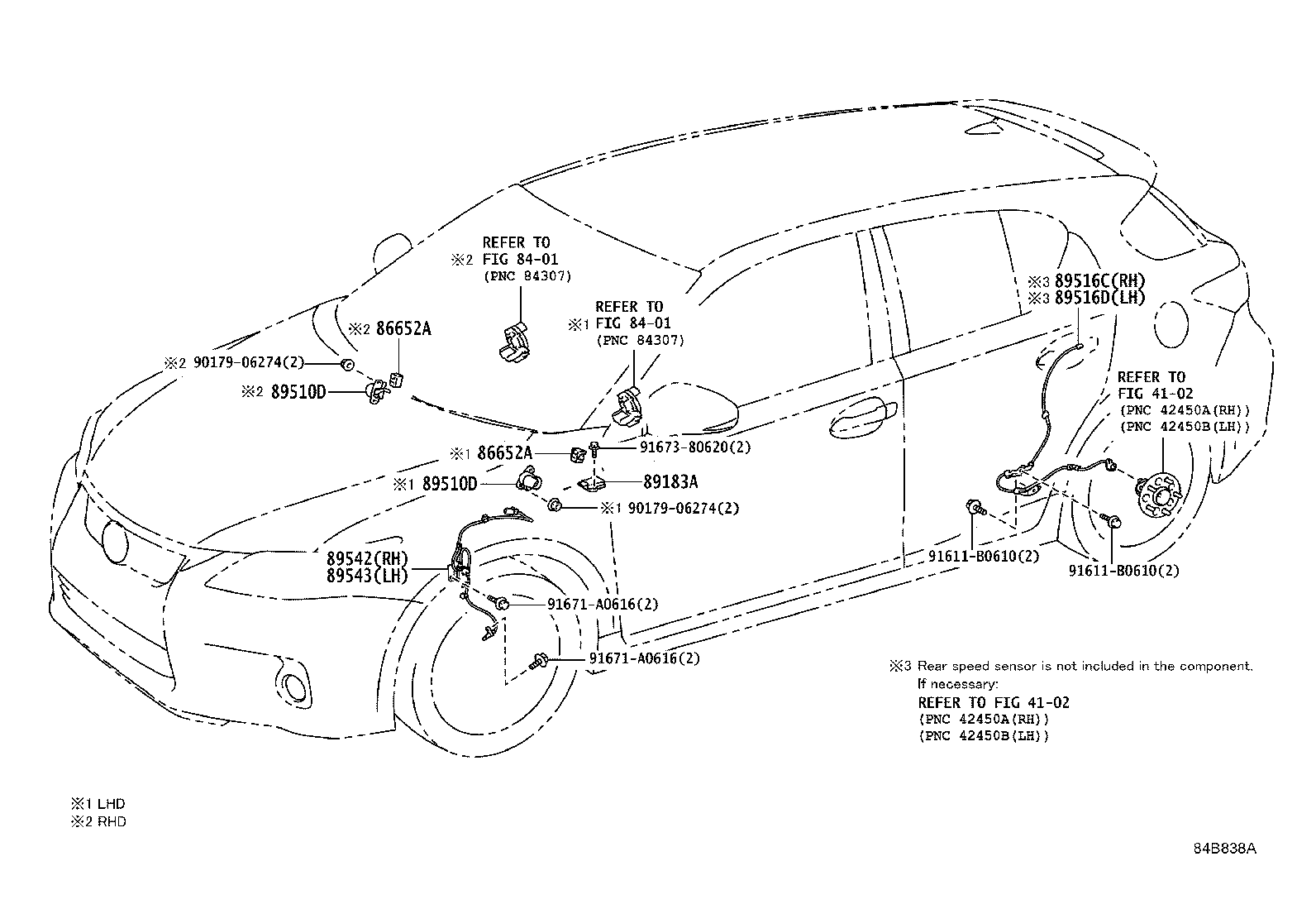 89183-50030 SENSOR, YAWRATE product image