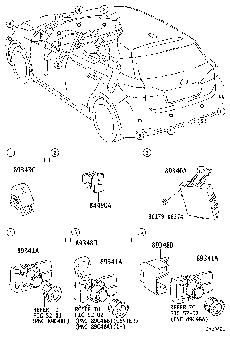 89340-76010 COMPUTER ASSY, CLEARANCE WARNING product image