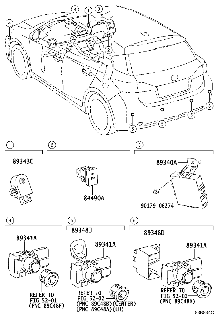 89340-76010 COMPUTER ASSY, CLEARANCE WARNING product image