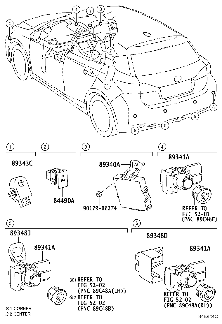 89340-76140 COMPUTER ASSY, CLEARANCE WARNING product image