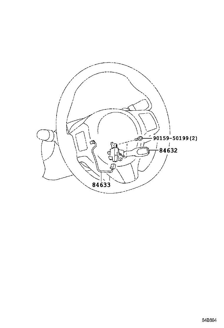 84632-0F010 SWITCH, CRUISE CONTROL MAIN product image