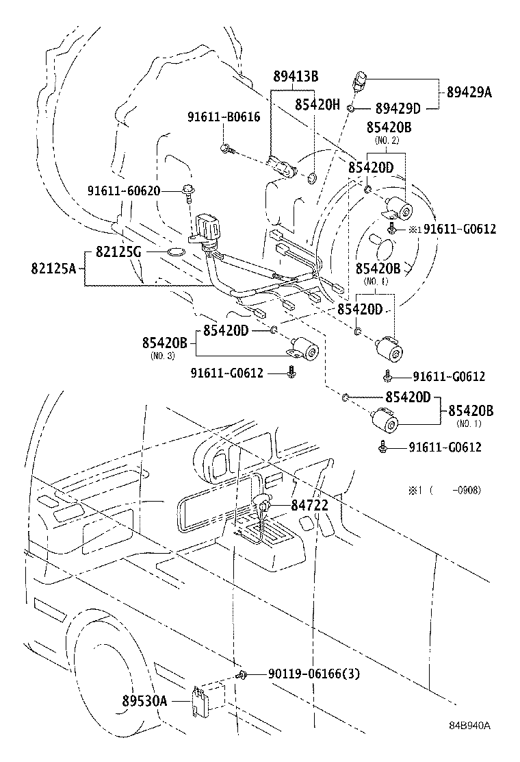 35517-60010 PLATE, TRANSMISSION WIRE LOCK product image