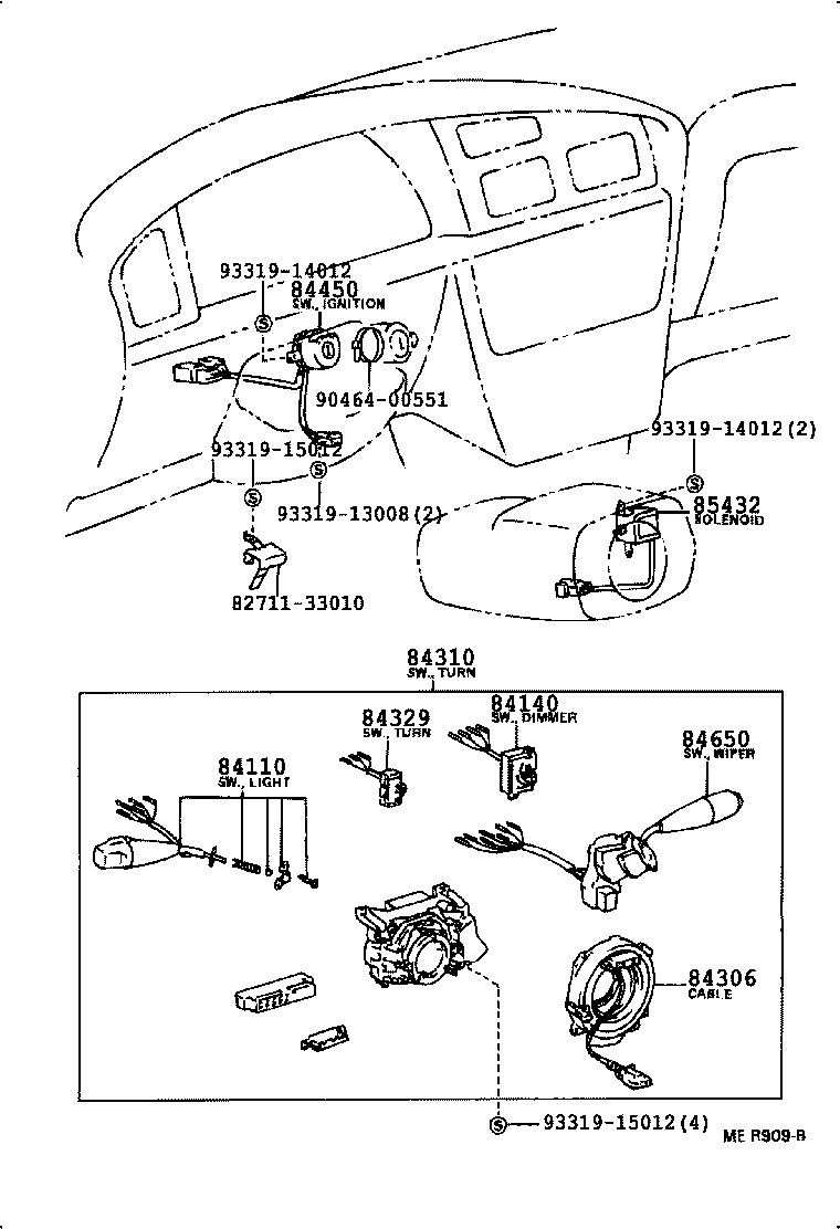 89629-33010 BRACKET, IGNITER ASSY product image