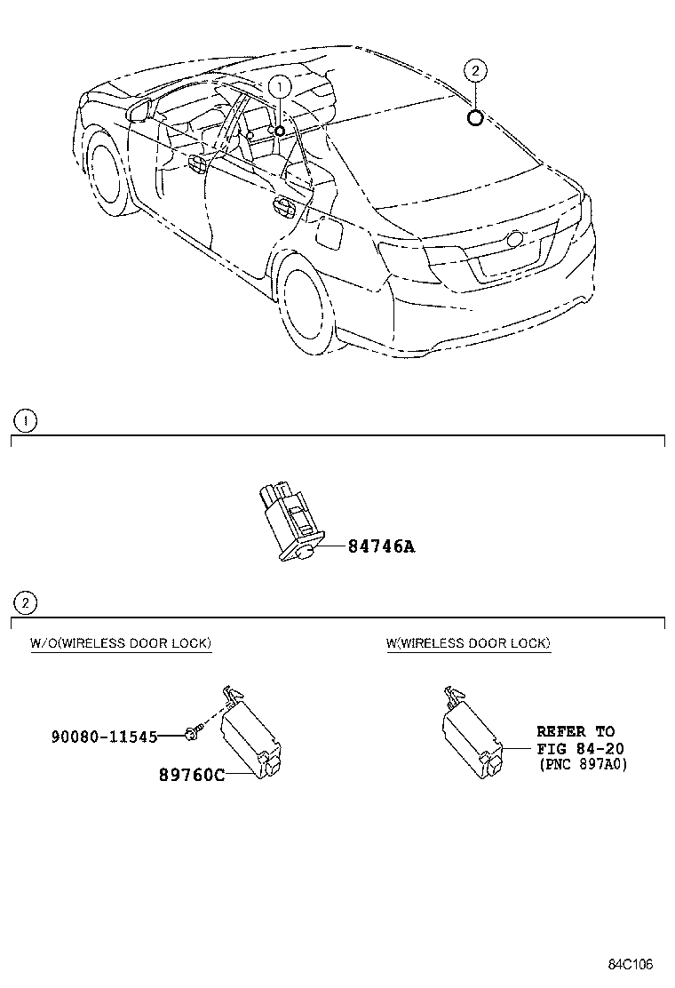 89760-06071 RECEIVER ASSY, TIRE PRESSURE MONITOR product image