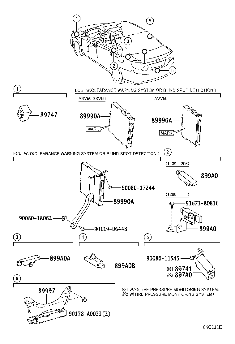 Toyota 89990-06110 COMPUTER ASSY, SMART KEY