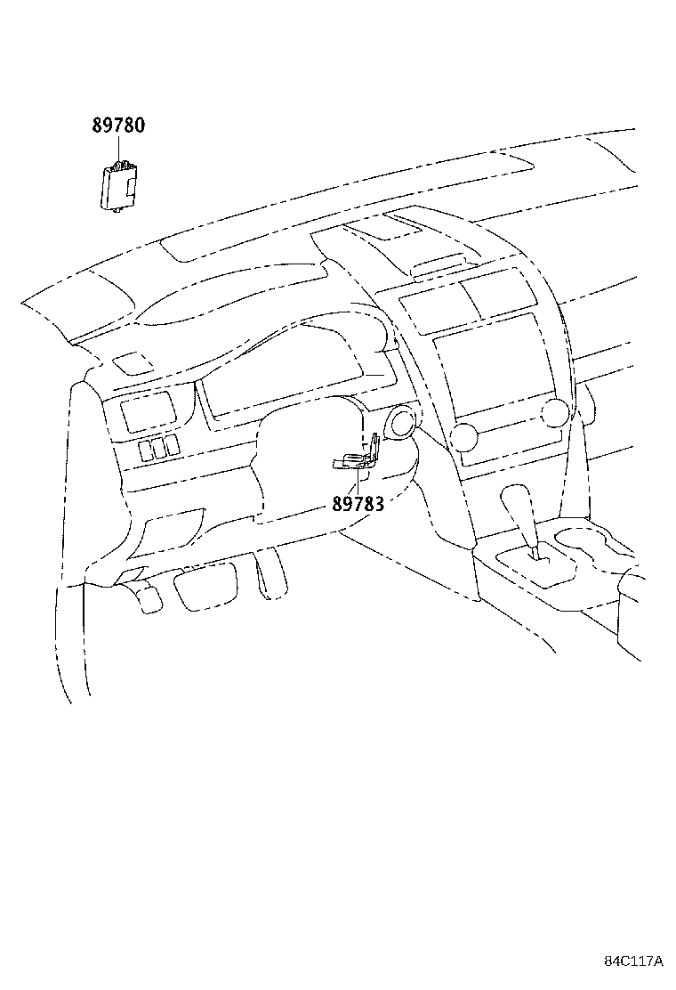 Toyota 89782-0E010 COIL, TRANSPONDER KEY