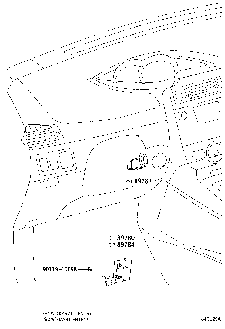 89780-0F040 COMPUTER ASSY, TRANSPONDER KEY product image
