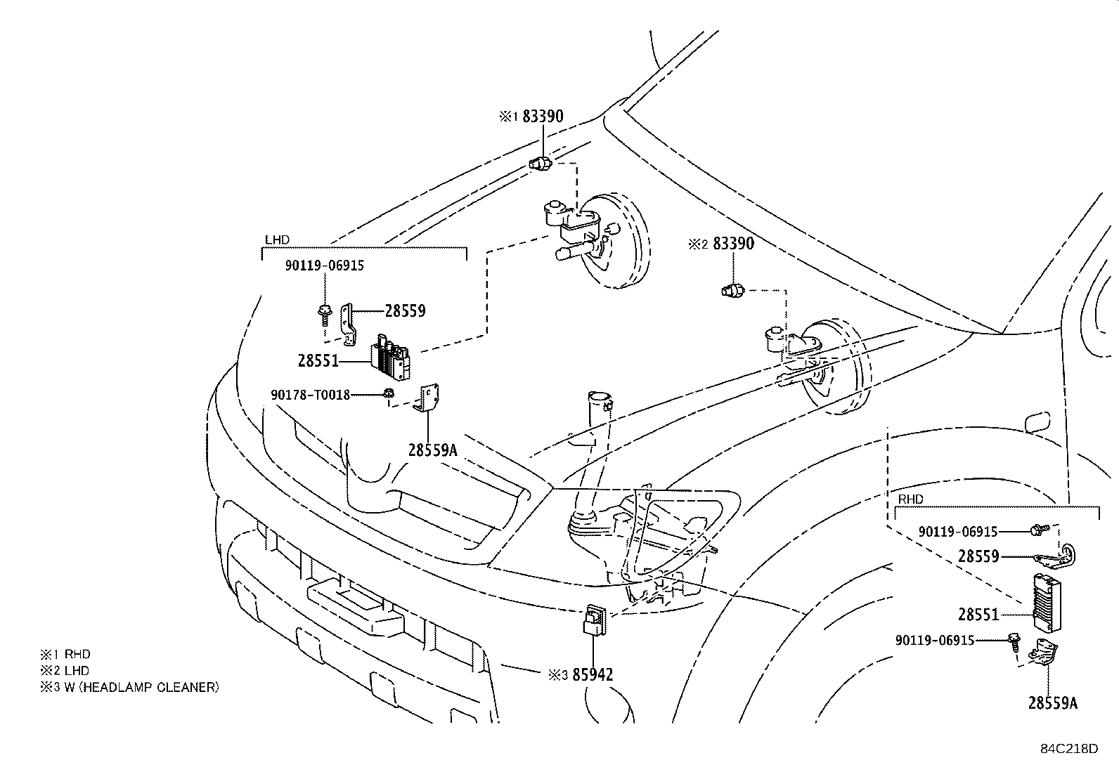 28559-30050 BRACKET, GLOW PLUG CONTROLLER, NO.2 product image