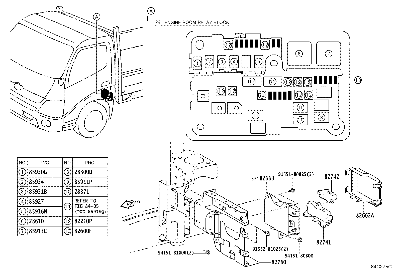 85900-37150 RELAY, IGNITION, NO.1 product image