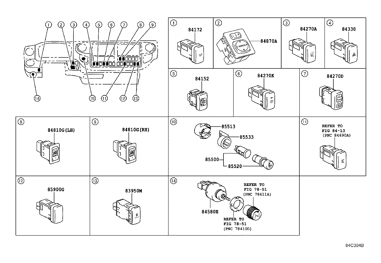 85900-37150 RELAY, IGNITION, NO.1 product image