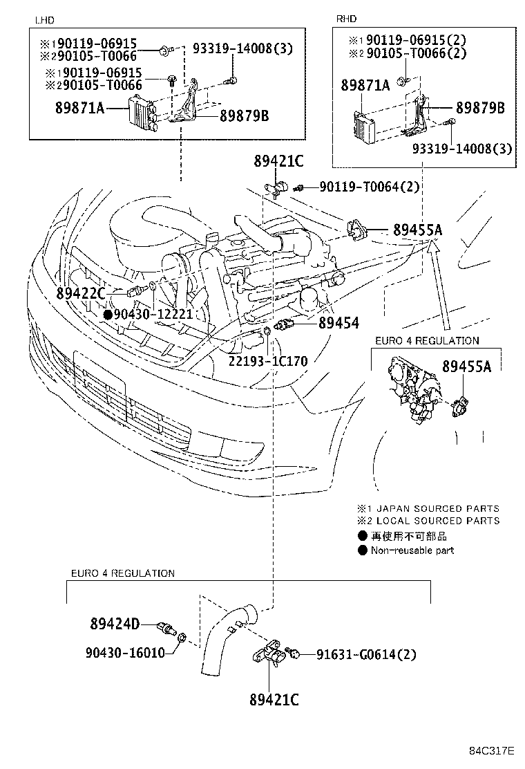 89661-0KB71 COMPUTER, ENGINE CONTROL product image