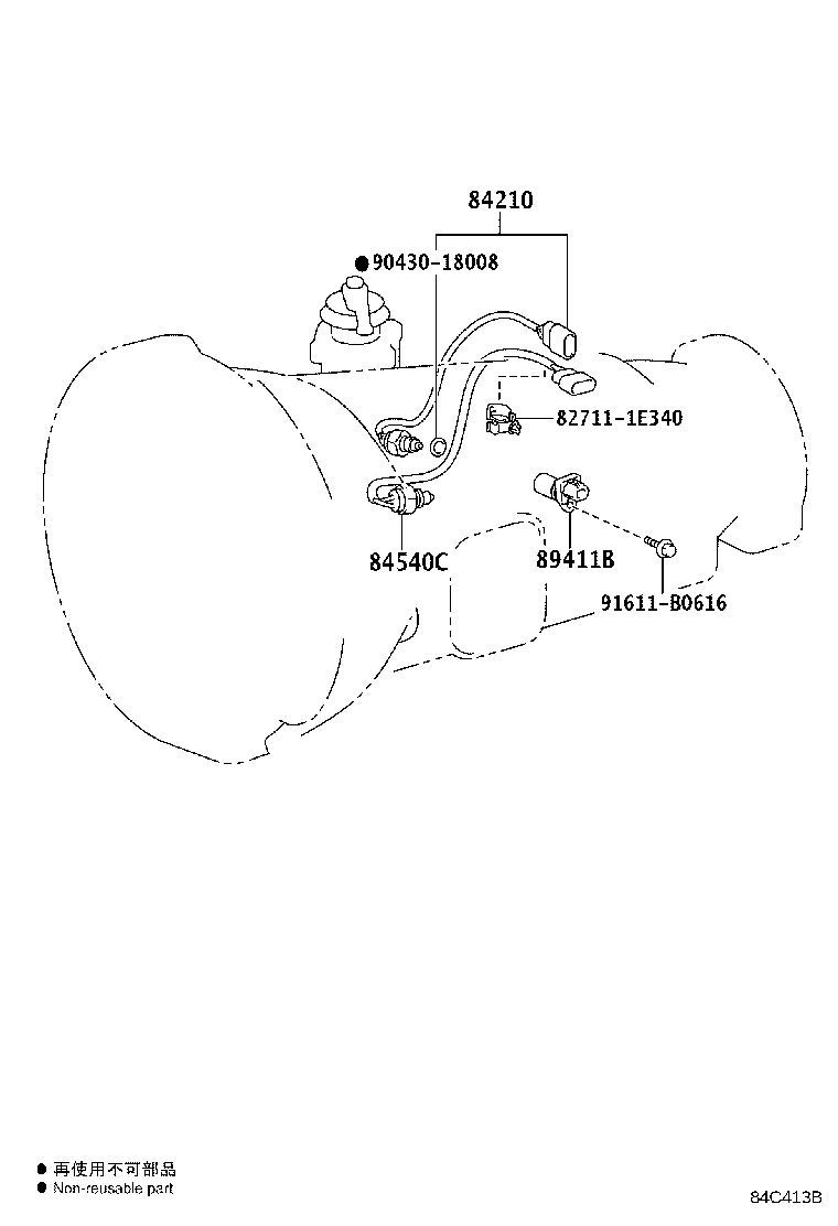 89530-37414 COMPUTER ASSY, TRANSMISSION CONTROL product image