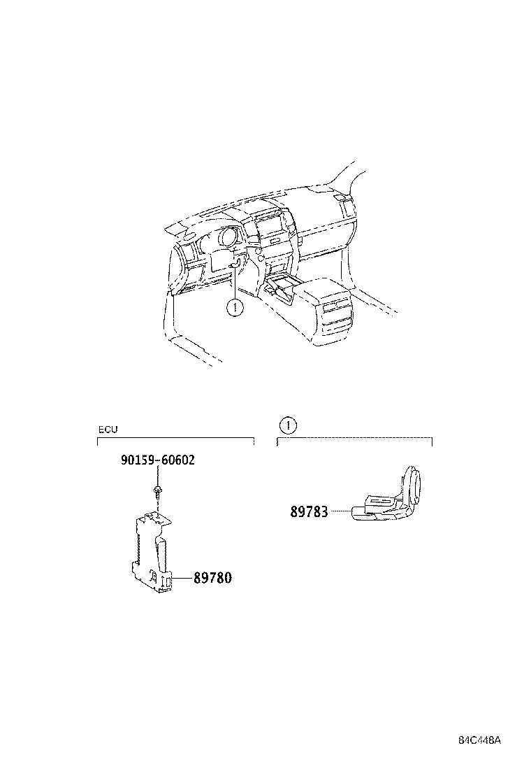 89780-60470 COMPUTER ASSY, TRANSPONDER KEY product image