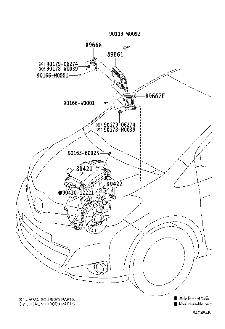 89421-47010 SENSOR ASSY, VACUUM (FOR E.F.I.) product image