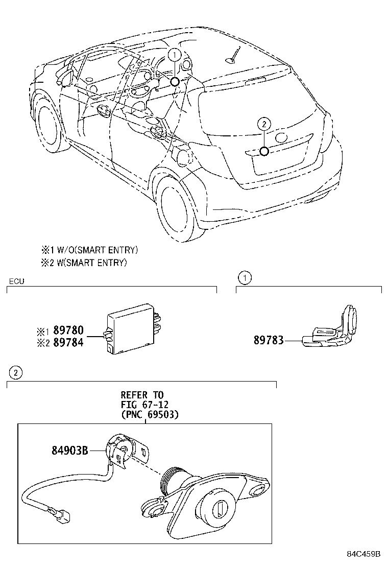 89780-0D050 COMPUTER ASSY, TRANSPONDER KEY product image