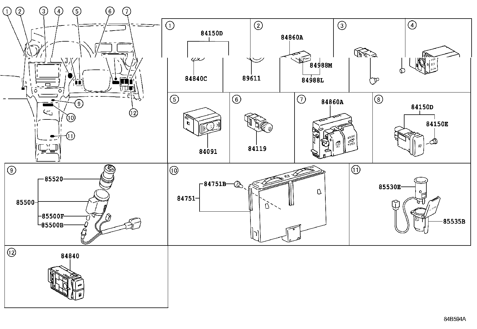 82672-53160 COVER, JUNCTION BLOCK product image