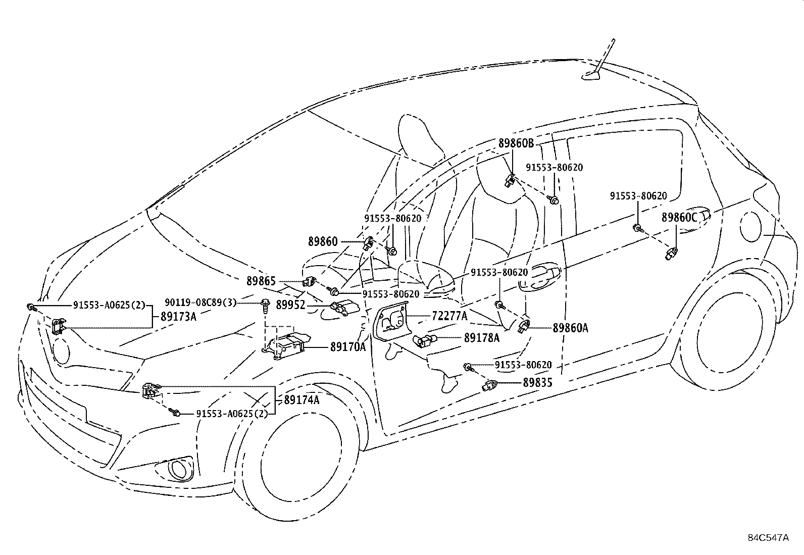 89170-52M00 COMPUTER ASSY, AIR BAG product image
