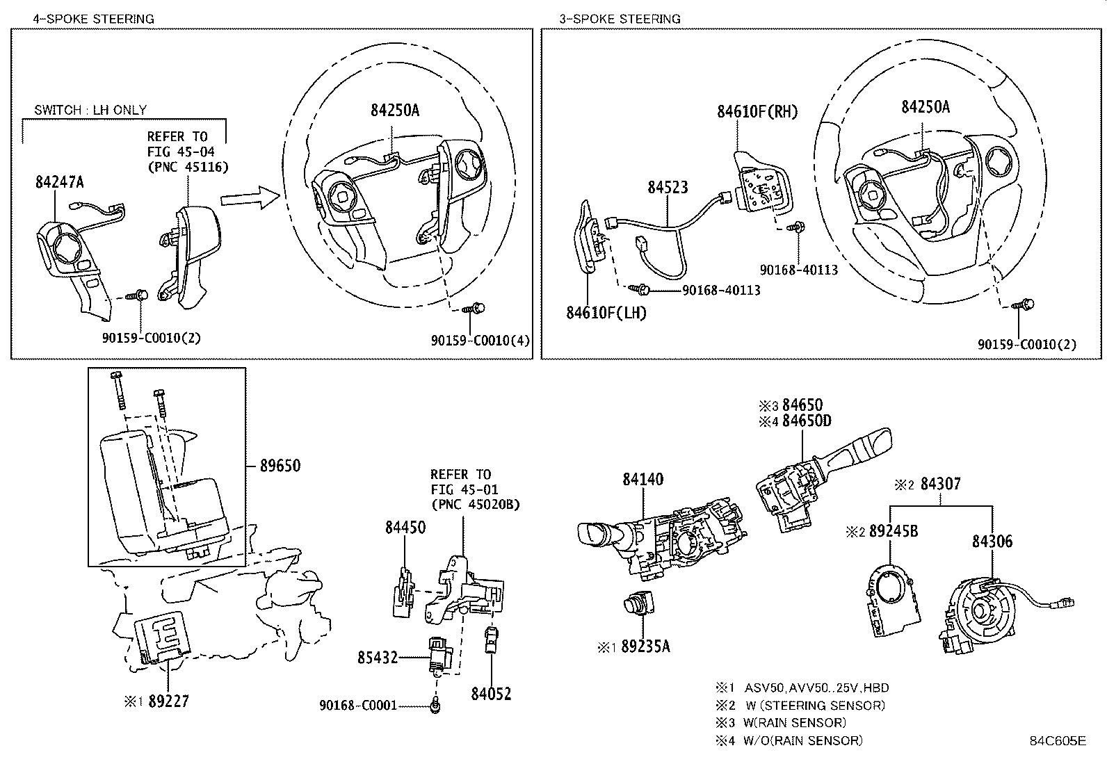 84152-06030 SWITCH, HEADLAMP LEVELING product image